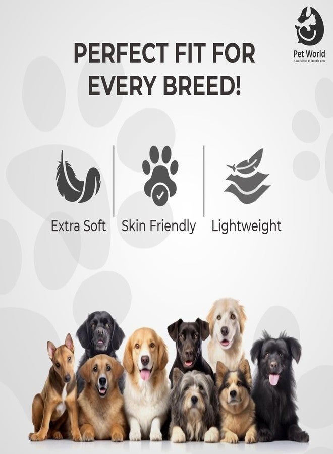 PET WORLD Nylon Dog Harness | Extra Soft, Skin Friendly & Lightweight | Harness for Small to Medium Dogs | Durable and Super Comfortable for All Dogs | for All The Dog Breeds - Image 4